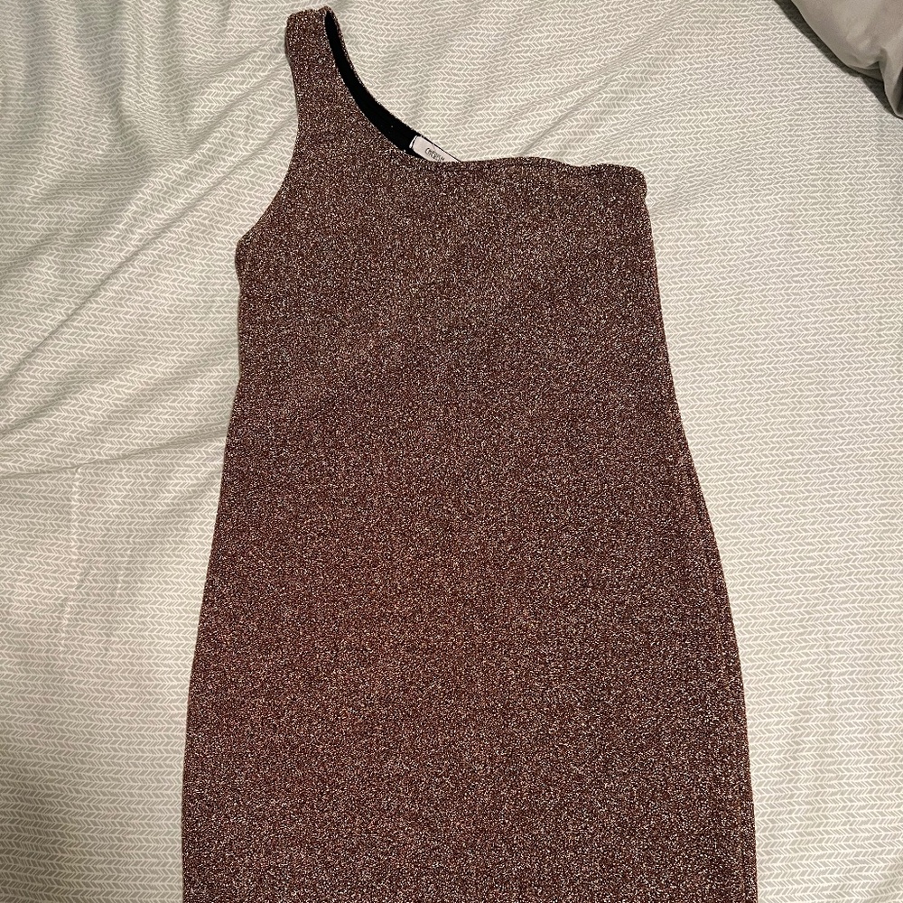 Shimmery One Shoulder Dress